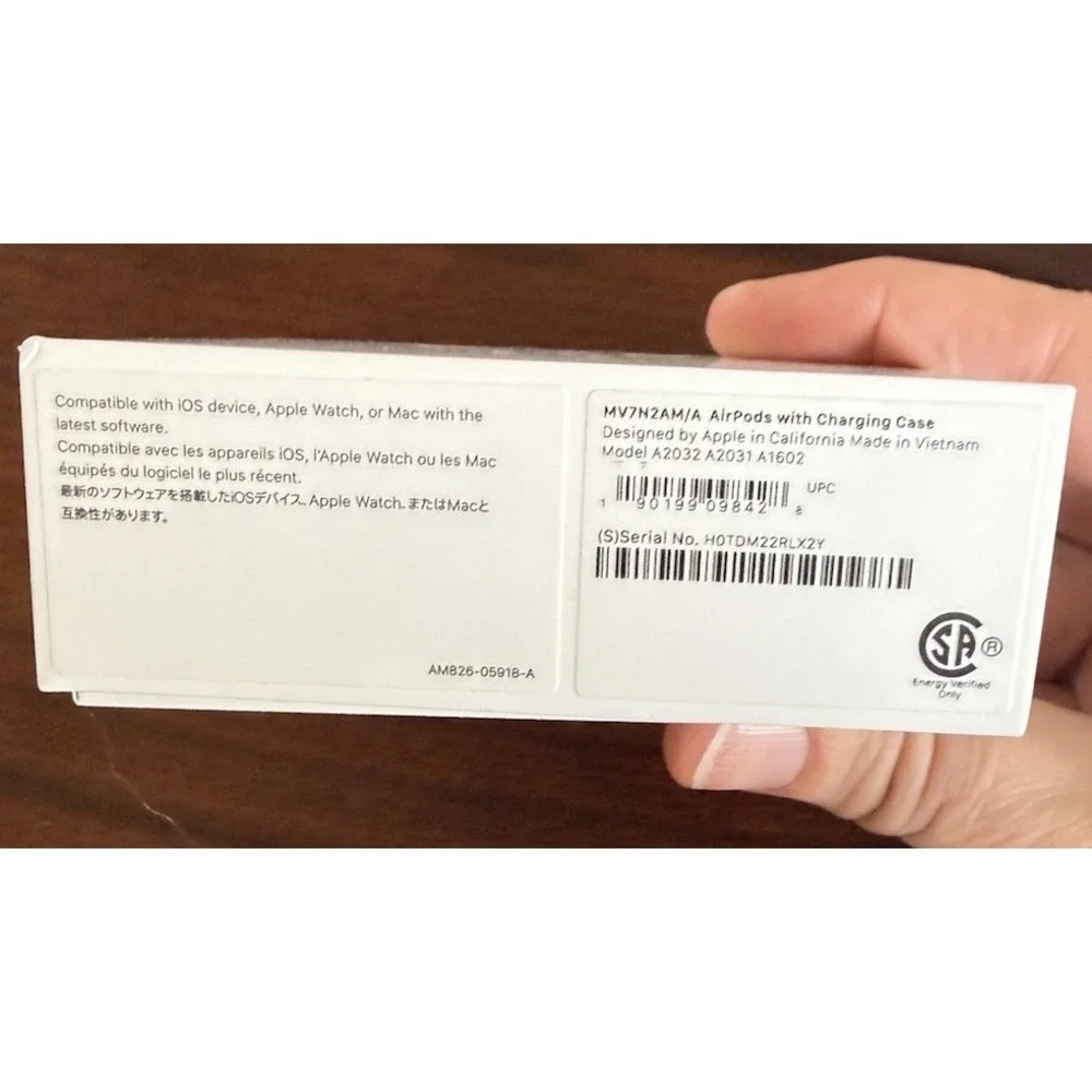Empty Box Only Apple AirPods A2032 A2031 A1602 OEM Original BOX ONLY!!!